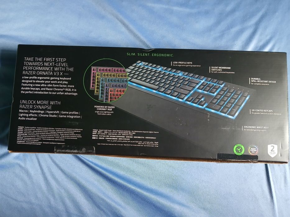 Razer ornata v3 X, inca in garantie