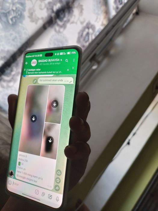 Xonor x 9 c bor 8 ga 256tali Holati ideal holatda 15 kun bo'lldi