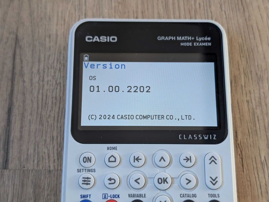 Calculator de birou, scoala Casio Graph Math+ Lycée (Classwiz)