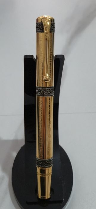 Stilou Aurora 75° Anniversario Auriu NOS Peniță Aur 18K