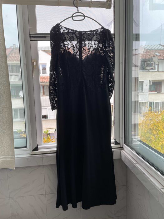 Официална черна рокля