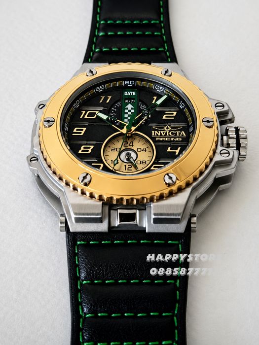 INVICTA Downforce silver/gold 56 mm, Инвикта нов мъжки часовник