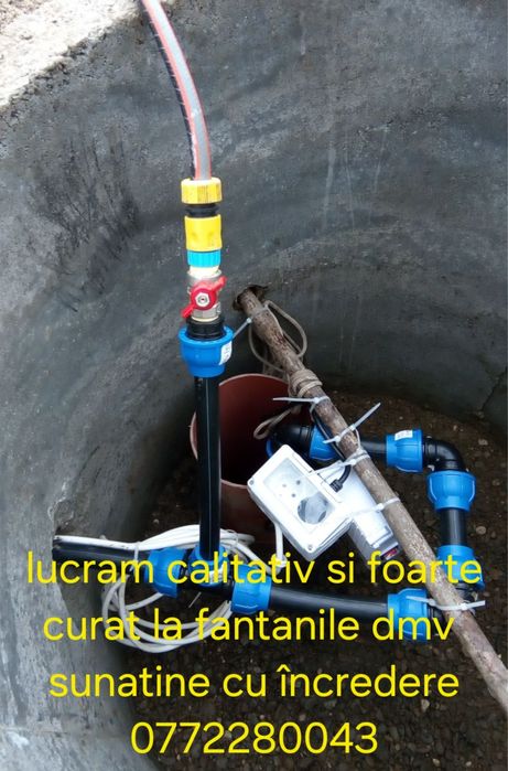 Executam foraje puturi de mica și mare adâncime