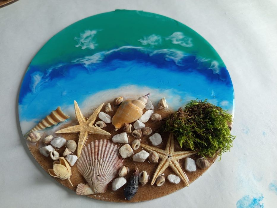 Мастер-класс Картина из эпоксидной смолы