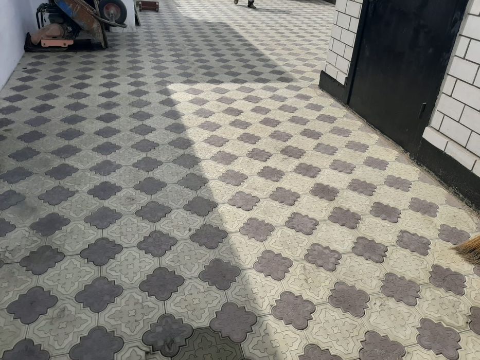 Укладка брусчатки