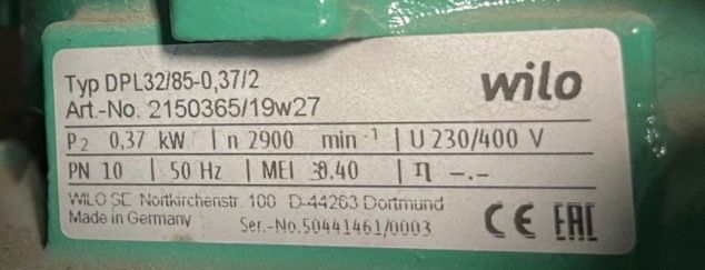 Насос циркуляционный Wilo
