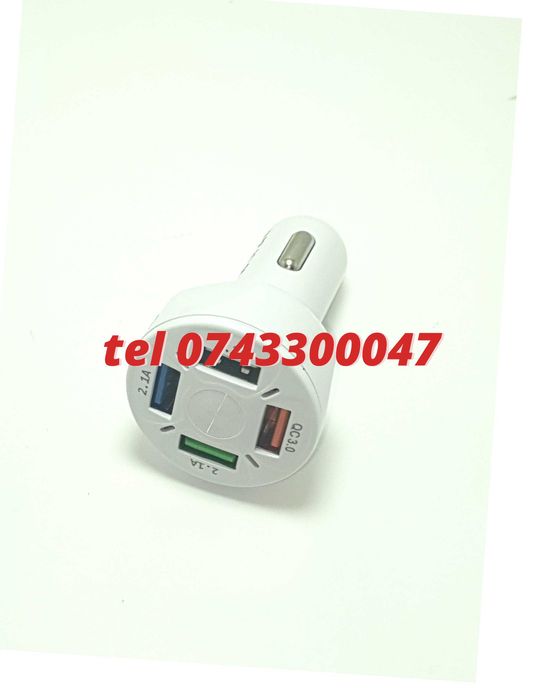 Superfastcharge Incarcator Auto Cu Patru Porturi Usb Partycharge