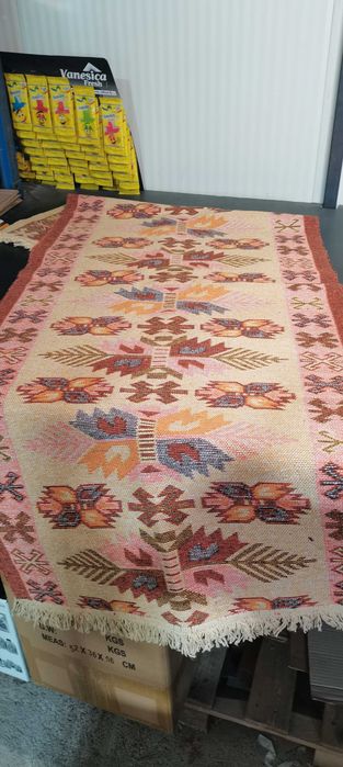 Covoare  iută cu pătrățele 80x200 cm NOI in trei culori disponibile.
