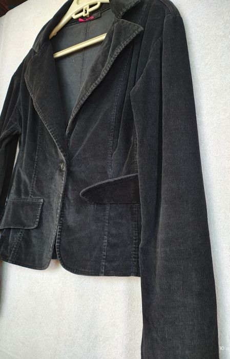 Sacou Pictat Manual reiat negru