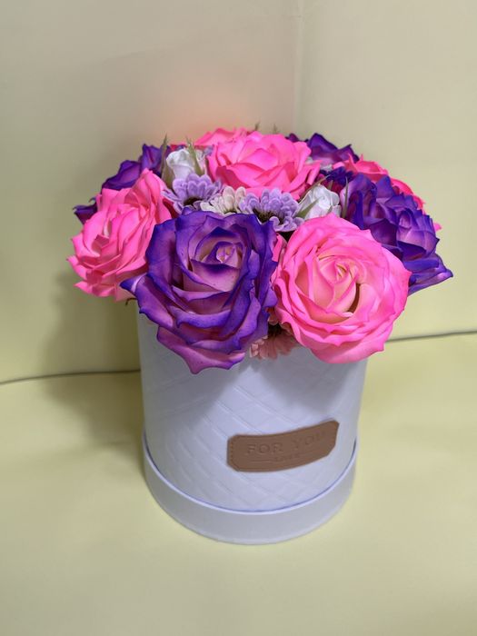 Мыльные цветы розы