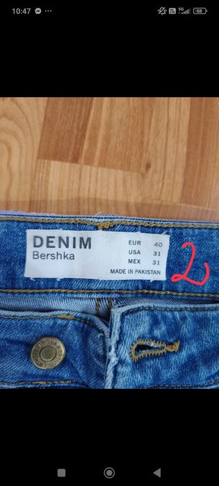 Pantaloni blugi  bărbați stare buna folosit un an   preț 30 lei  1 buc