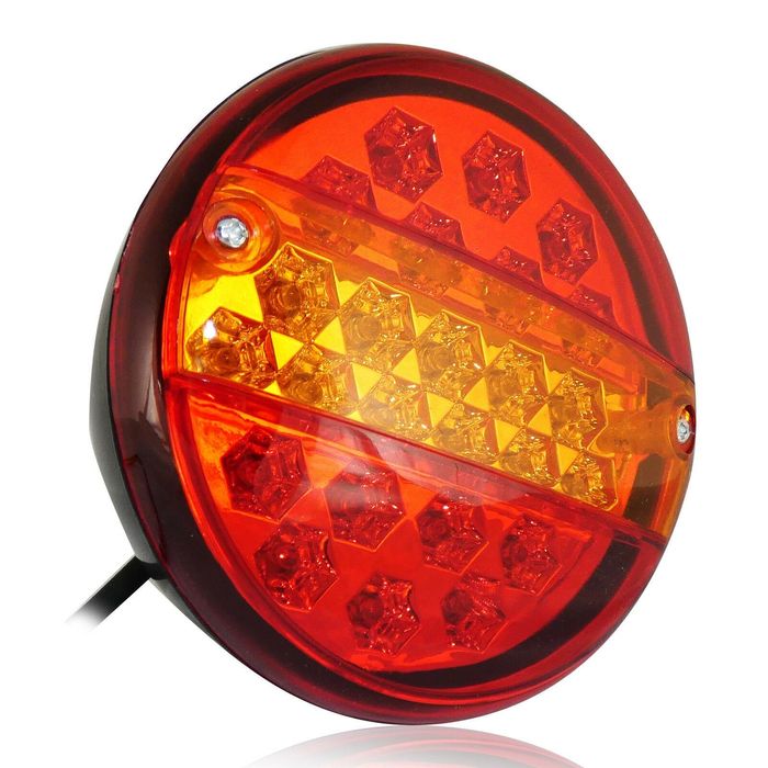 2 броя led лед диоден стоп тип хамбургер 12v-24v, за камион, ...