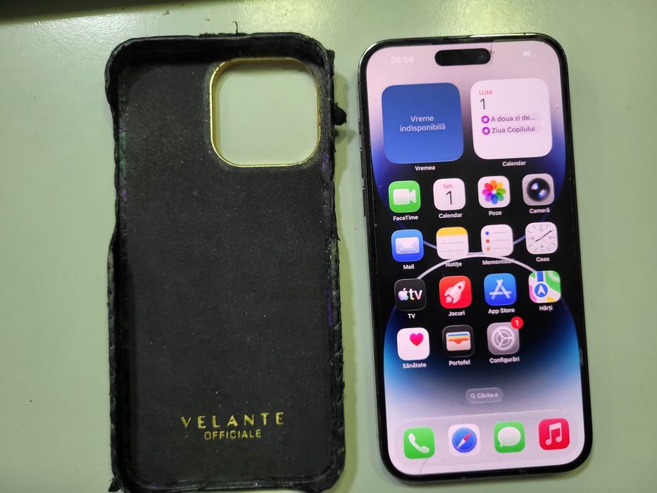 Iphone 14 Pro Max Deep Purple Impecabil Ca Nou Poze Reale 256gb 82%