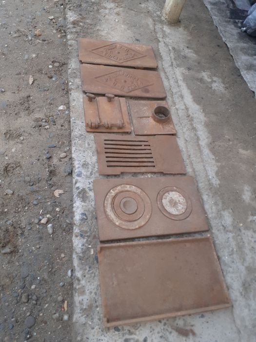 Чугунны разборный печь