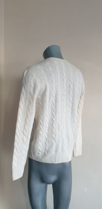 POLO Ralph Lauren Cable Wool / Cashmere Knit S НОВО ОРИГИНАЛ Mъжки  Пу