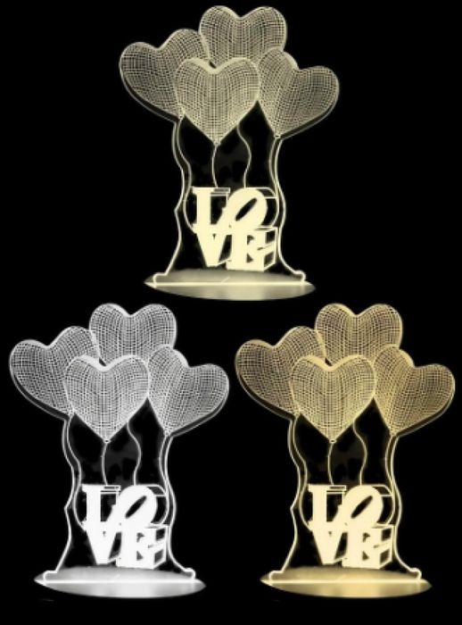 Детска 3D LED нощна лампа