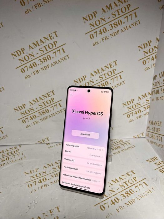 NDP Amanet Calea Mosilor 298   REDMI NOTE 15 (51180)