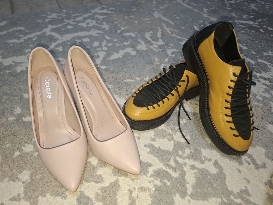 Pantofi stileto si casual
