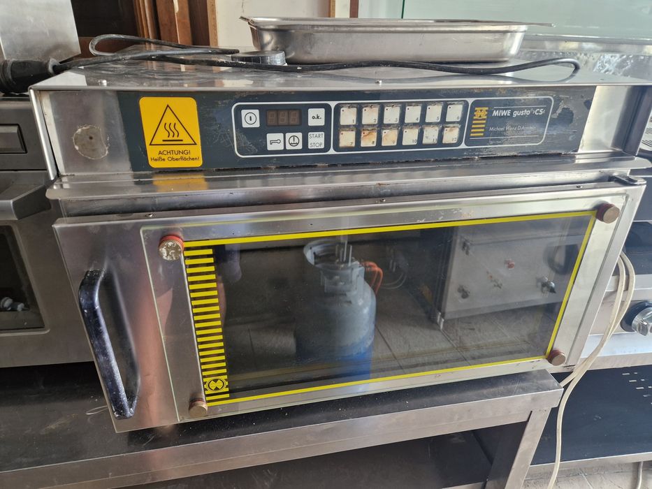 Cuptor convectie gastro, hota inox fast food