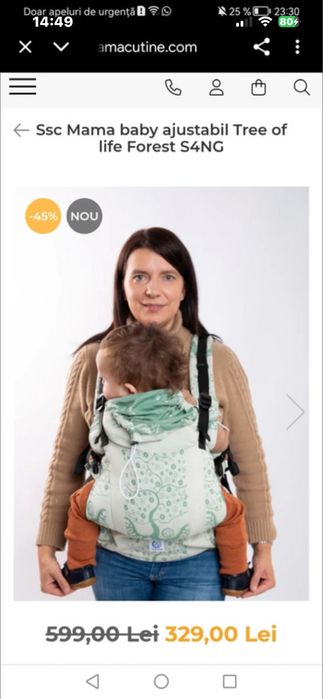 Marsupiu  ergonomic ia ma cu tine