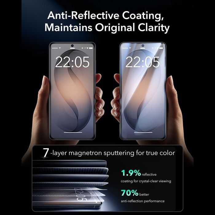 ESR UltraFit Armorite Закалено Стъкло за Samsung Galaxy S26 Ultra