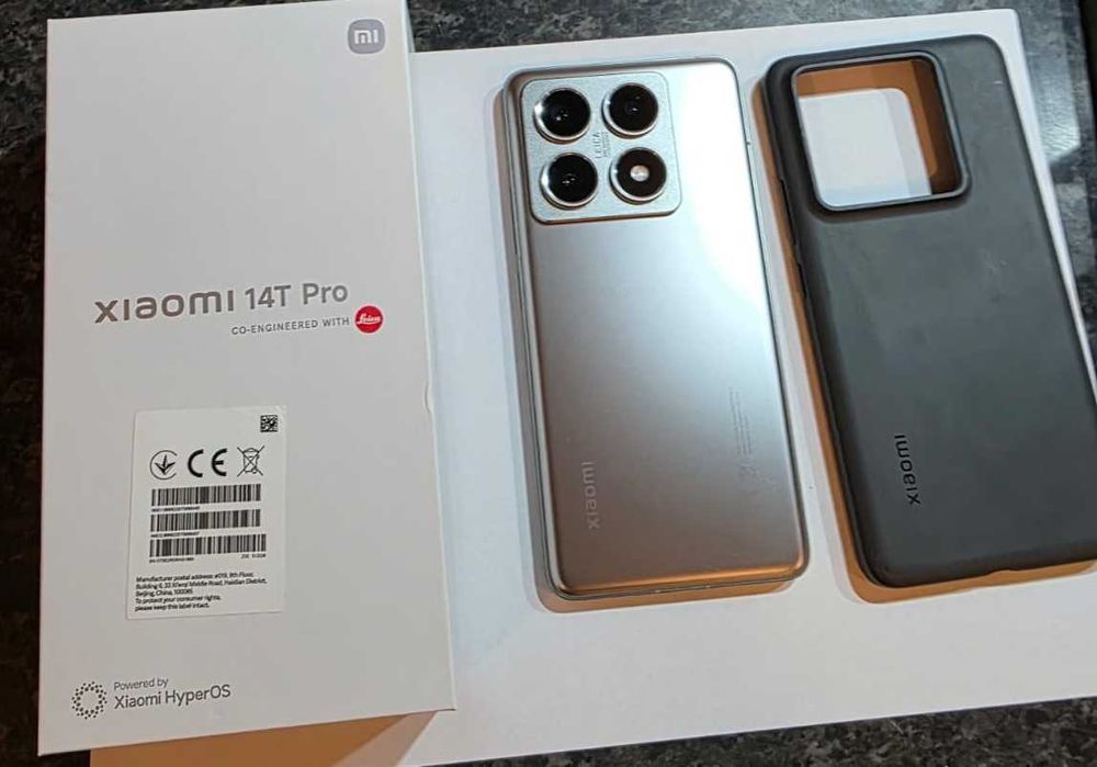 Telefon mobil Xiaomi 14T Pro, 12GB RAM, 512GB, 5G, Titan Gray