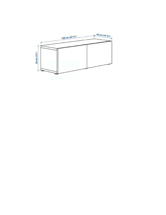 Combinatie corp suspendat/CUB-BESTA -IKEA