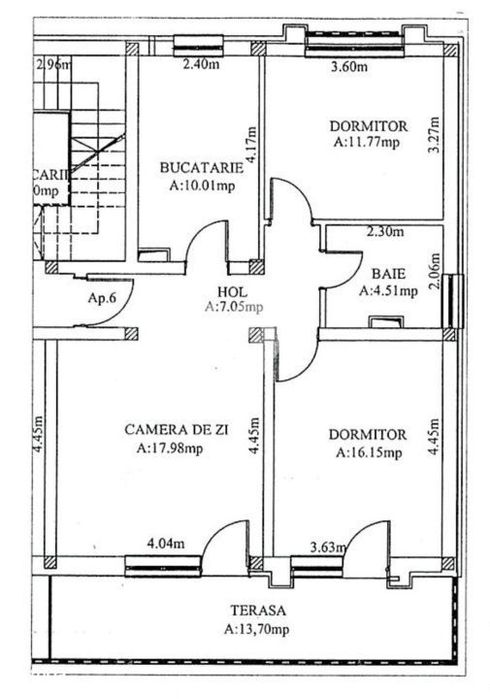 Super pret - Apartament 3 camere 67 mp mobilat etaj 2 - Selimbar Sibiu