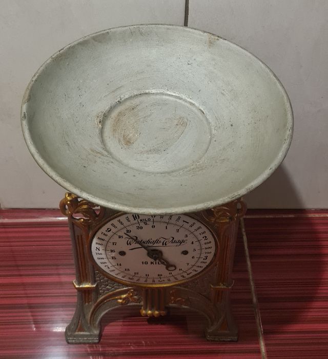 Стара Немска Кухненска Везна WirtschaftsWaage 10 KILO