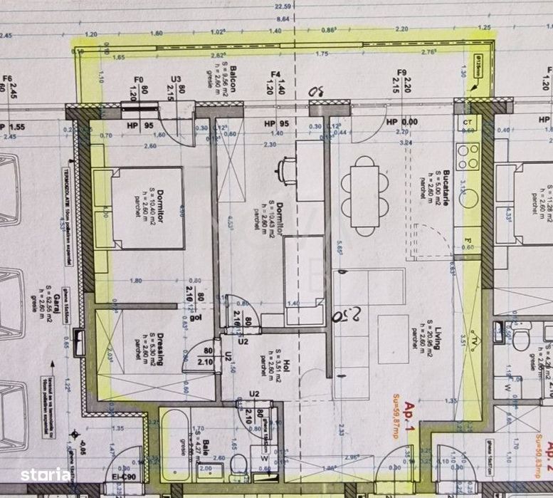 Apartament 3 camere - prima inchiriere - Magnolia