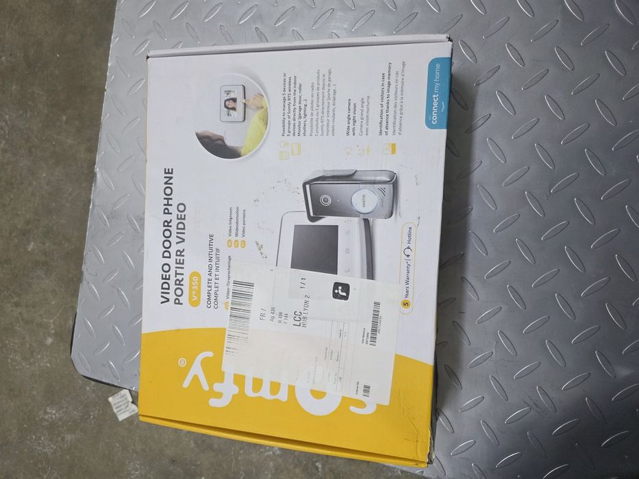 Videointerfon cu ecran de 7 inch si radio RTS Somfy V350