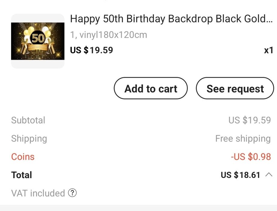 Балони и надпис 50