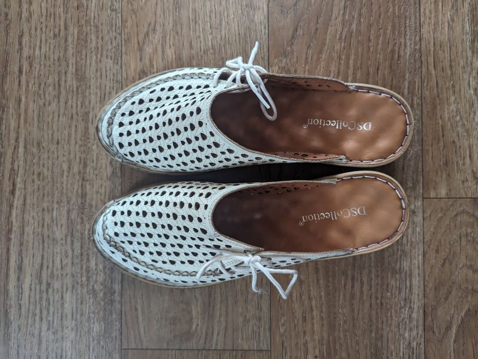 Шлепки  натуральная кожа