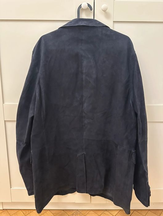 Sacou Massimo Dutti Piele Naturala Intoarsa Suede XL 42