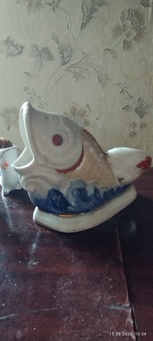 Фарфоровые фигуры рыбки