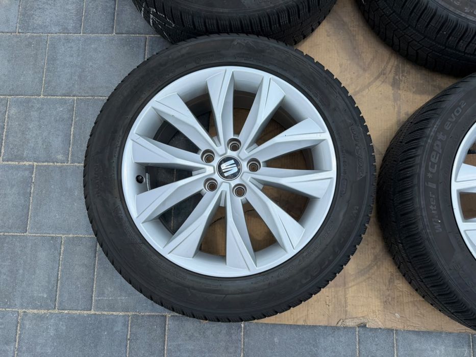 Jante 17 Seat Ateca Skoda Karoq VW T-roc 215/55R17 iarna DOT2024