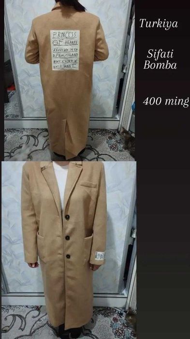 Turtskiy palto kiyilmagan