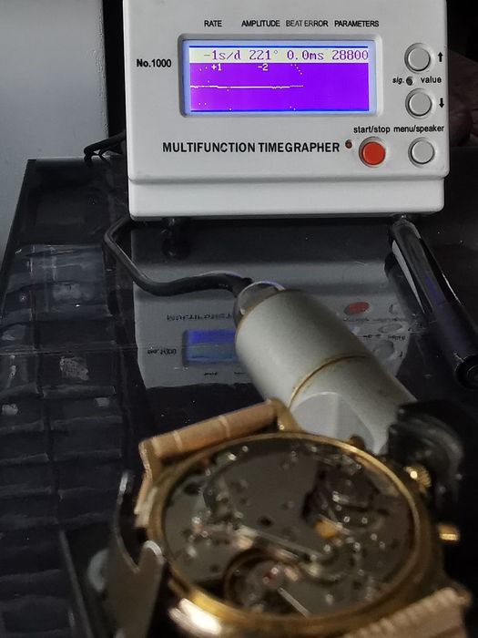 Ceas Berios Chronograph Telemeter Valjoux 7765