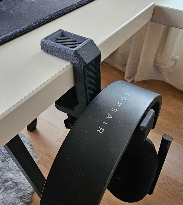 Support casti cu prindere de birou