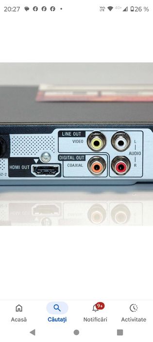 dvd player Sony~dvp-sr760h