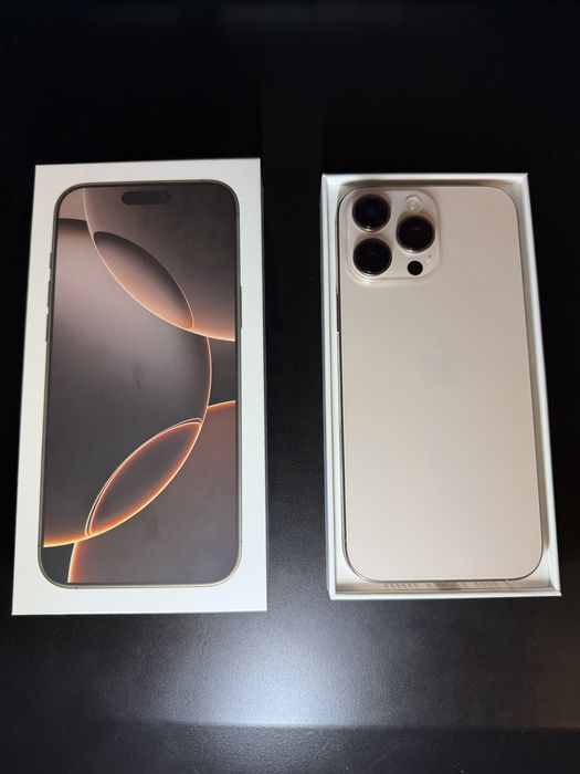 iPhone 16 PRO MAX 256gb + folie Magic John + husa Mobilfox