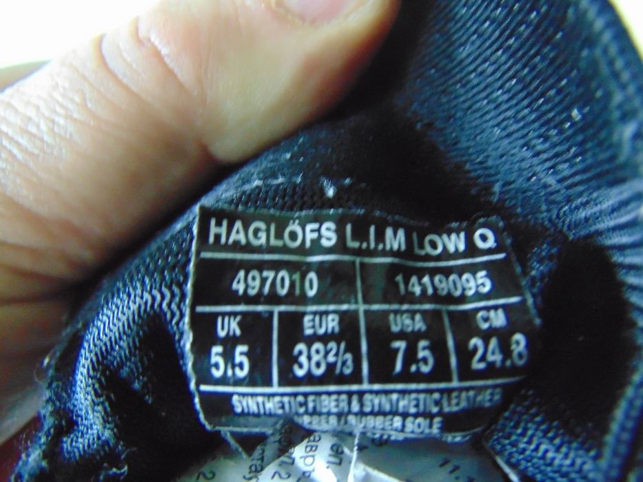Haglofs номер 38 2/3 Оригинални обувки