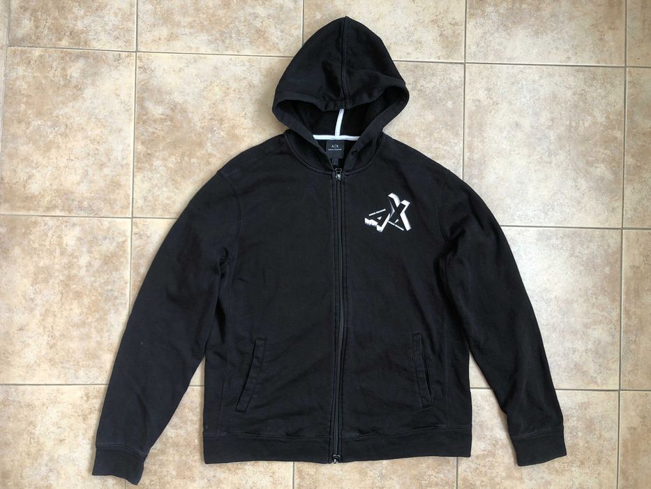 Armani Exchange Full-Zip Hoodie яке L