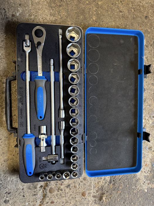 Trusa chei tubulare cu clichet 1/2 Unior