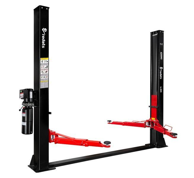 Двуколонен подемник 4.2 т с електрохидравлично ръчно освобождаване 380