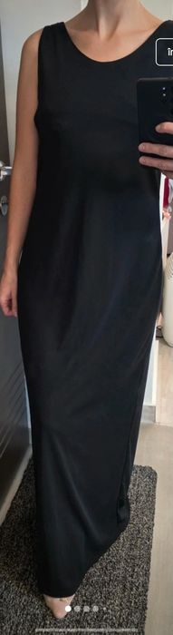 Rochie lunga neagra marime M
