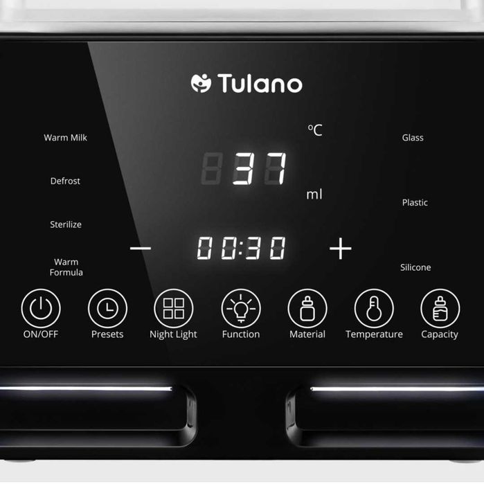 Нагревател Tulano Ellie 45, 7 в 1, цифров дисплей, Поддържане на топлина, бял