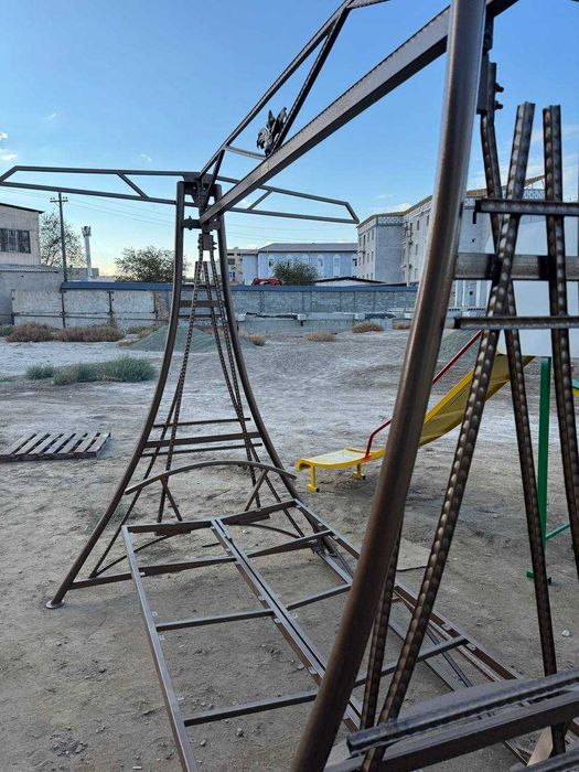 Металические Садовые Качели / Kacheli / Детская площадка новая!