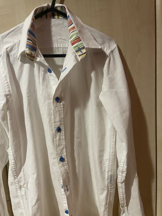 Бяла мъжка риза s/m