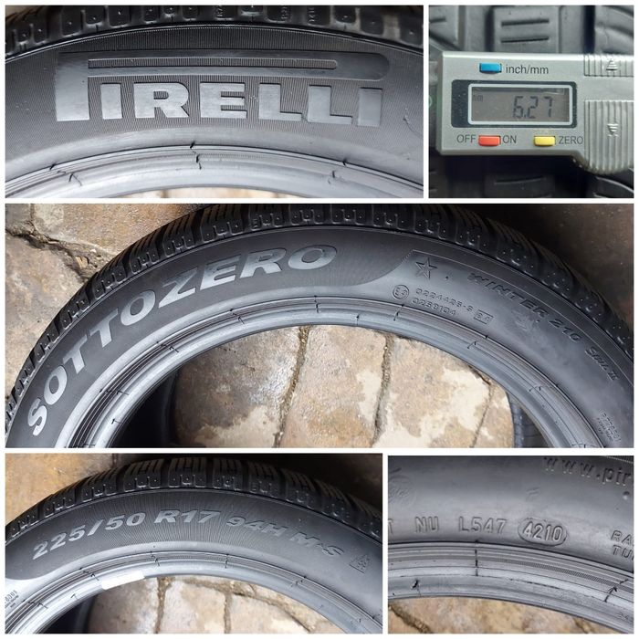 O bucată 225/50 R17 M+S iarnă - una  Pirelli Fulda Vredestein Sailun